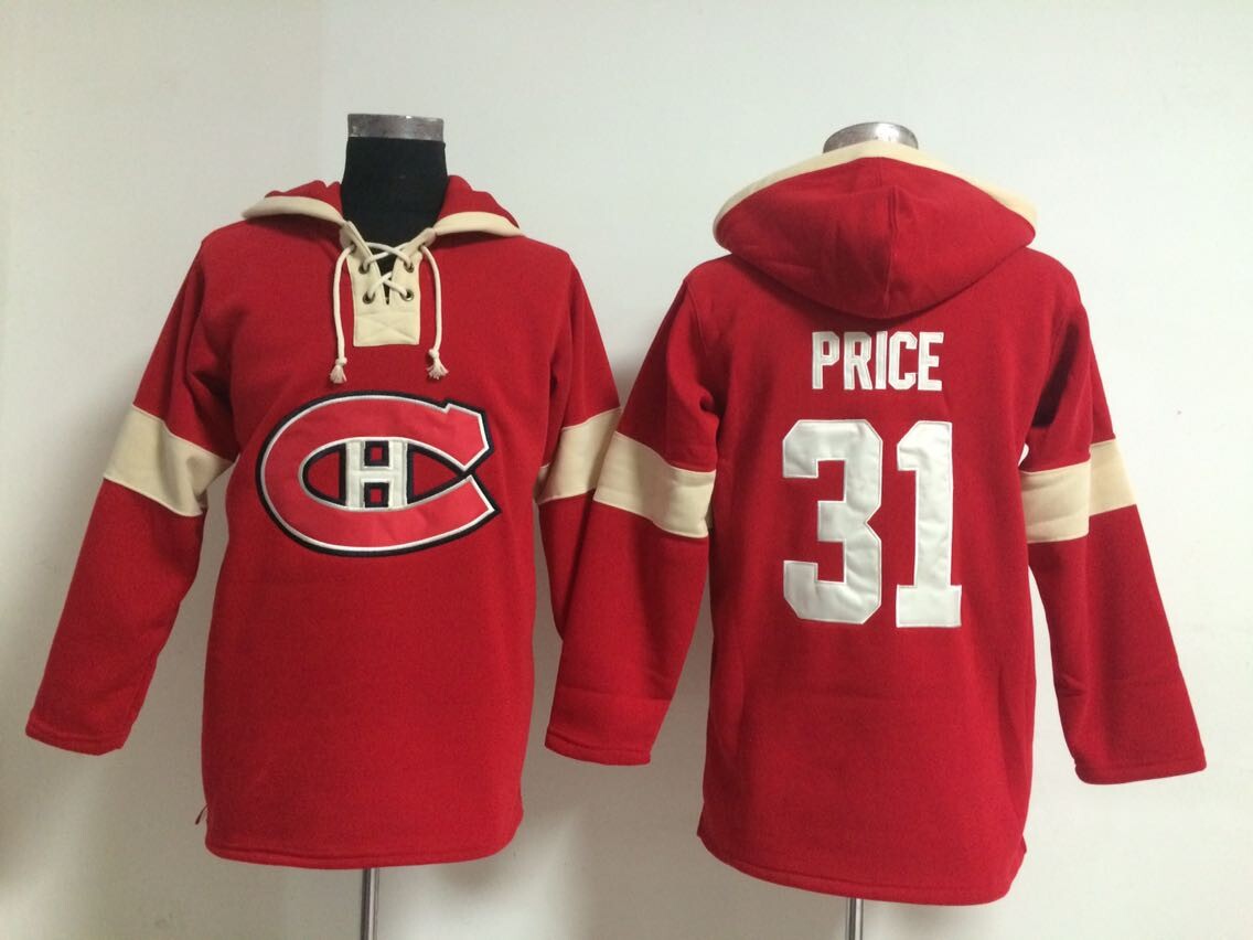 NHL Montreal Canadiens #31 Price Red Hoodie