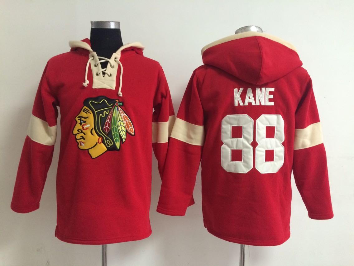 NHL Chicago Blackhawks #88 Kane Red Hoodie