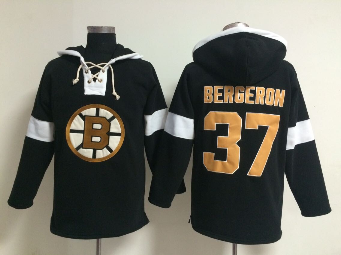 NHL Boston Bruins #37 Bergeron Black Hoodie