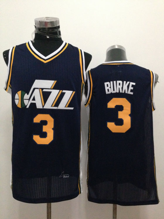 NBA Utah Jazz #3 Burke Blue Jersey