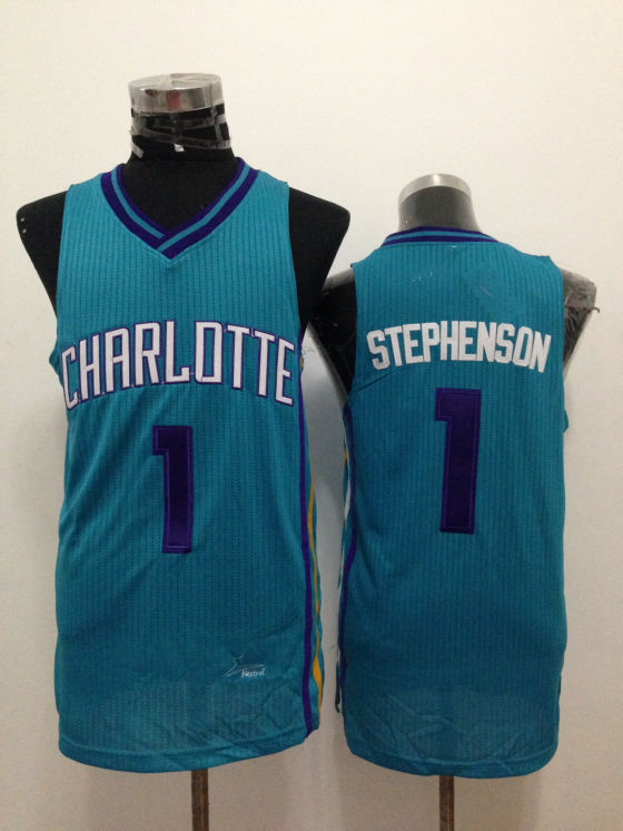 NBA Charlotte Bobcats #1 Stephenson Blue Jersey