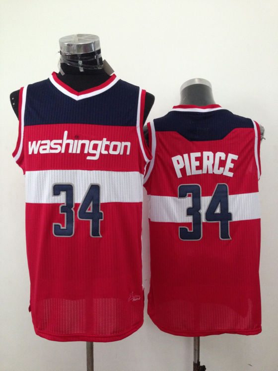 NBA Washington Wizards #34 Pierce Red Jersey