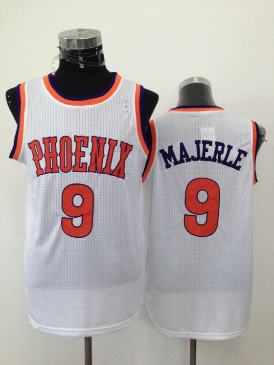 NBA Phoenix Suns #9 Majerle White Jersey