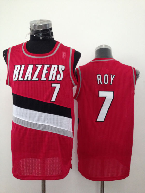 NBA Portland Trail Blazers #7 Roy Red Jersey