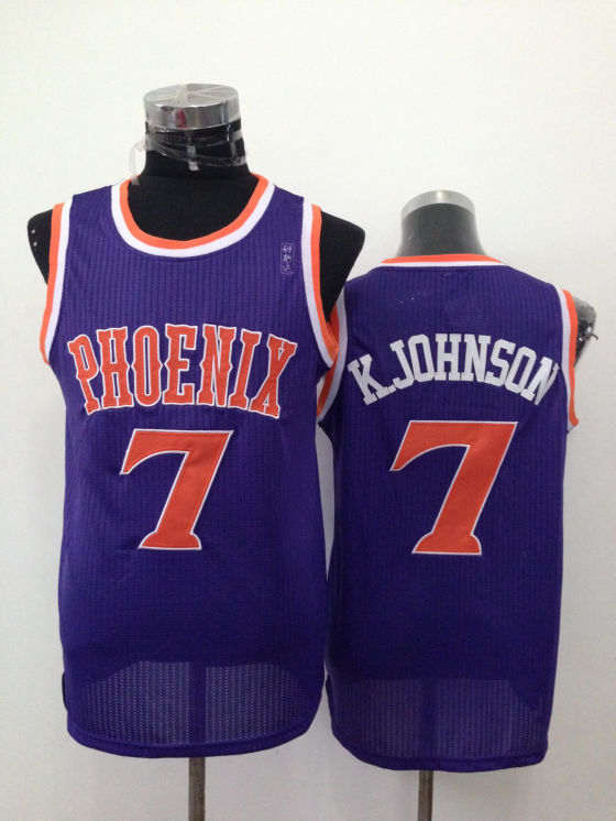 NBA Phoenix Suns #7 Kjohnson Purple Jersey