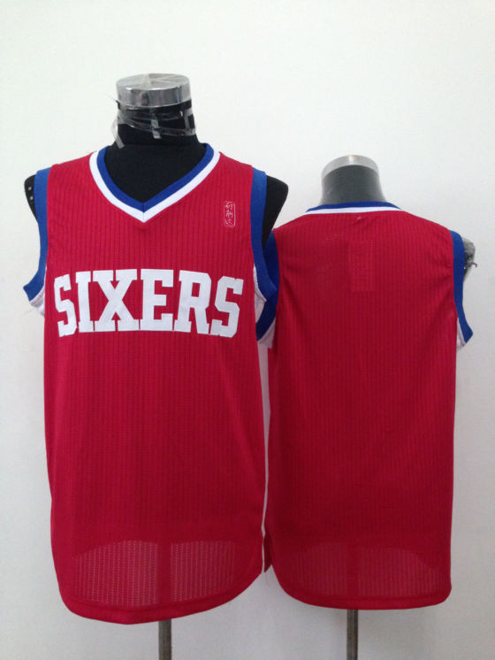 NBA Philadelphia 76ers Blank Red Jersey