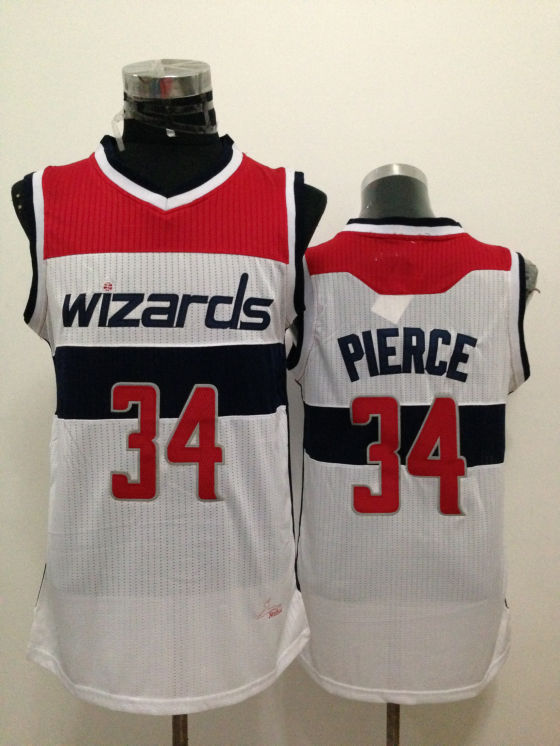 NBA Washington Wizards #34 Pierce White Jersey