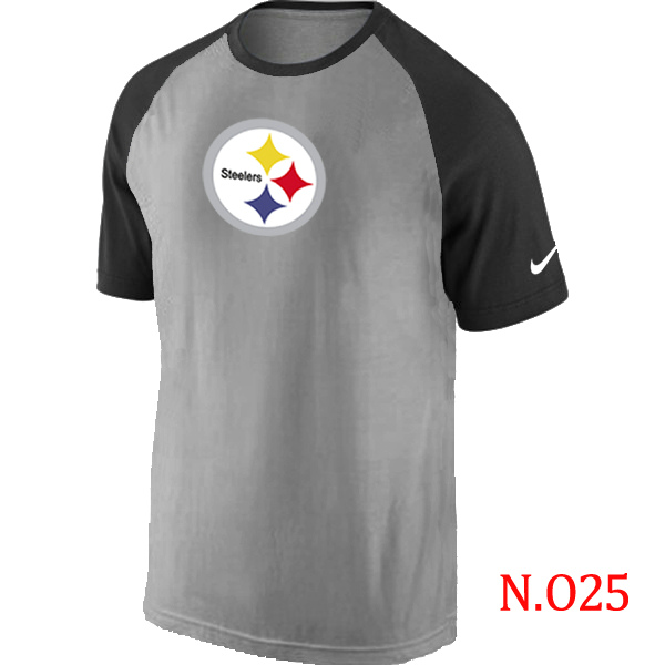 Nike NFL Pittsburgh Steelers Grey Black T-Shirt