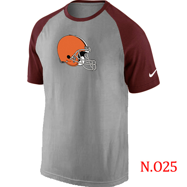 Nike NFL Cleveland Browns Grey Red T-Shirt