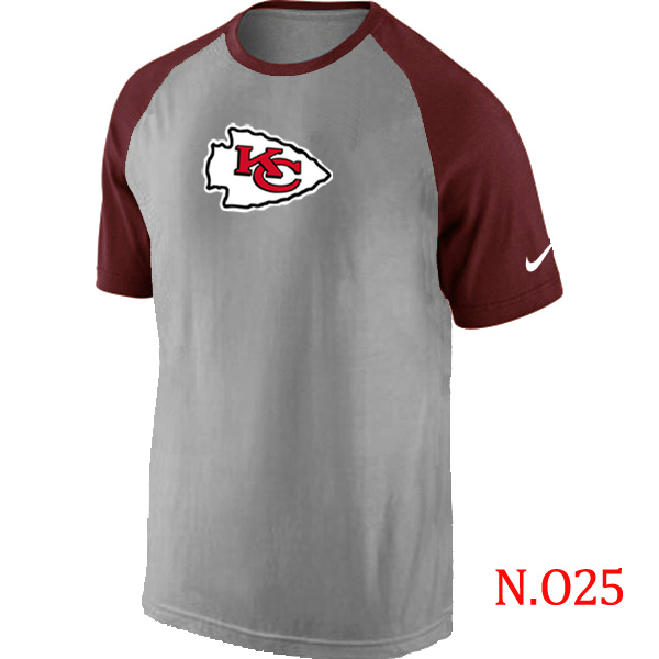 Nike NFL Kansas City Chiefs Grey Red T-Shirt