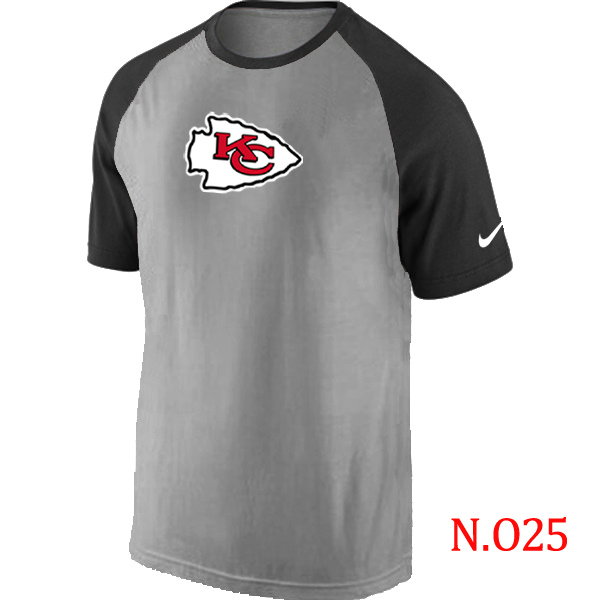 Nike NFL Kansas City Chiefs Grey Black T-Shirt