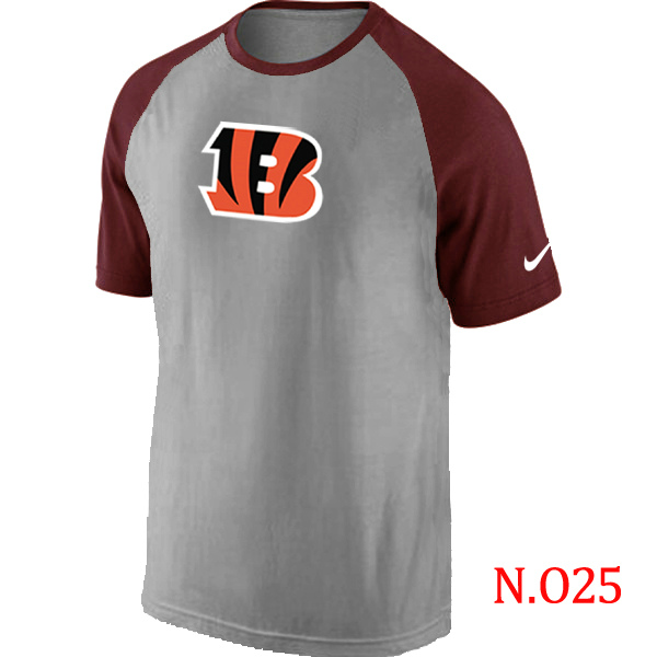 Nike NFL Cincinnati Bengals Grey Red T-Shirt