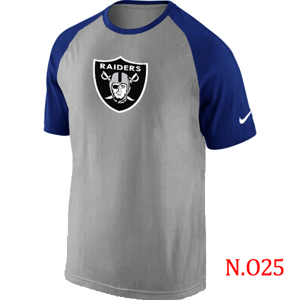 Nike NFL Oakland Raiders Grey Blue T-Shirt