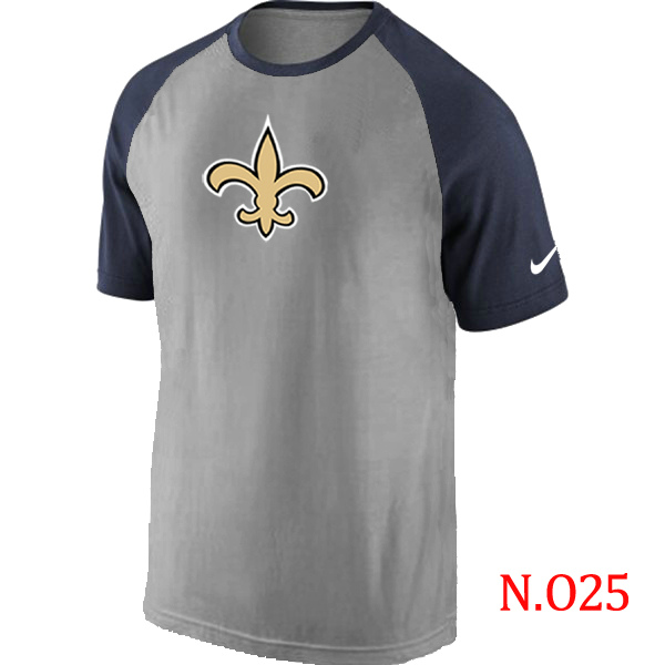 Nike NFL New Orleans Saints Grey D.Blue T-Shirt