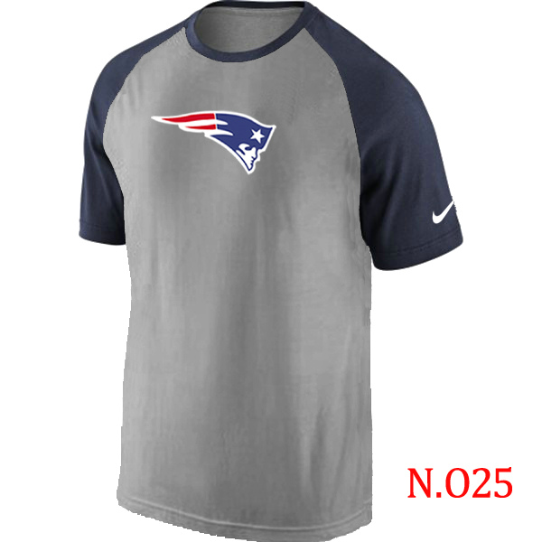 Nike NFL New England Patriots Grey D.Blue T-Shirt