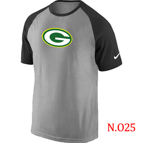 Nike NFL Green Bay Packers Grey Black T-Shirt