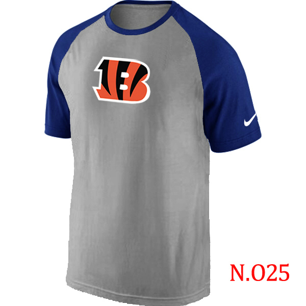 Nike NFL Cincinnati Bengals Grey Blue T-Shirt