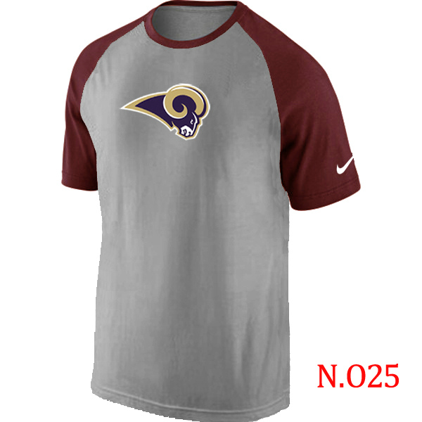 Nike NFL St.Louis Rams Grey Red T-Shirt