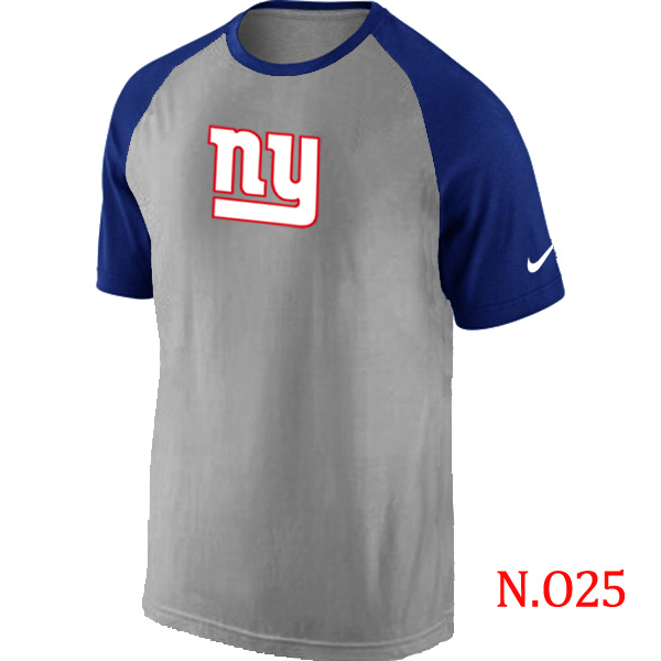 Nike NFL New York Giants Grey Blue T-Shirt