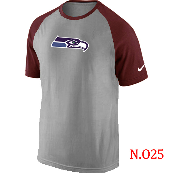 Nike NFL Seattle Seahawks Grey Red T-Shirt