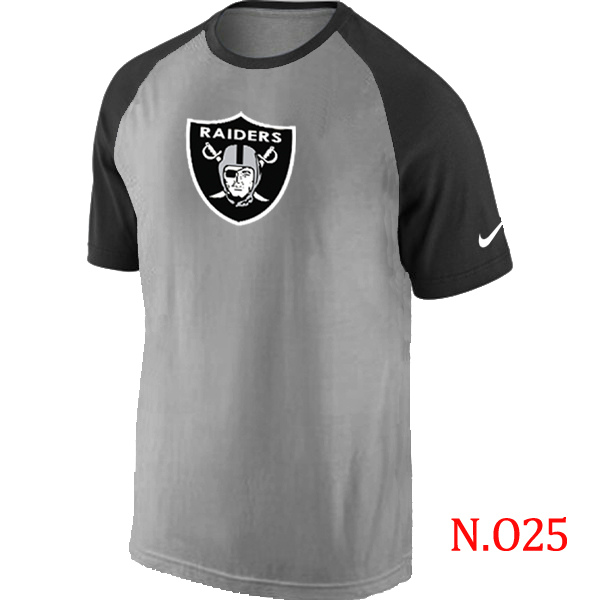 Nike NFL Oakland Raiders Grey Black T-Shirt
