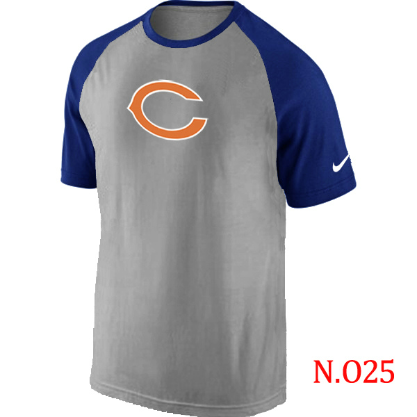 Nike NFL Chicago Bears Grey Blue T-Shirt
