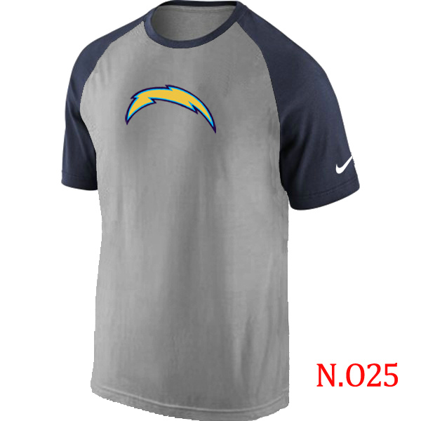 Nike NFL San Diego Chargers Grey D.Blue T-Shirt