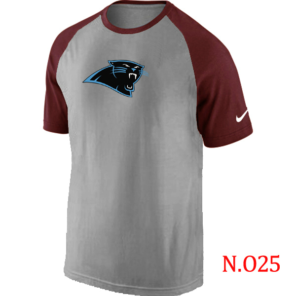 Nike NFL Carolina Panthers Grey Red T-Shirt