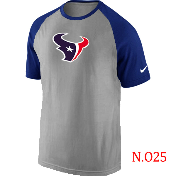 Nike NFL Houston Texans Grey Blue T-Shirt