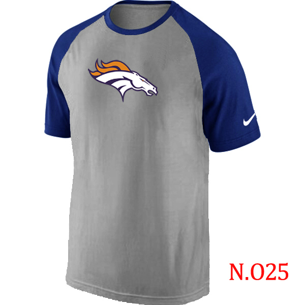 Nike NFL Denver Broncos Grey Blue T-Shirt