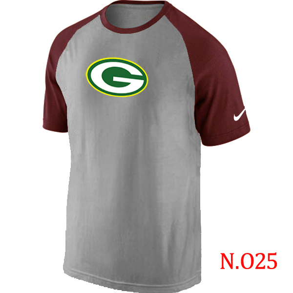 Nike NFL Green Bay Packers Grey Red T-Shirt