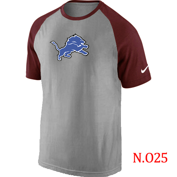 Nike NFL Detroit Lions Grey Red T-Shirt