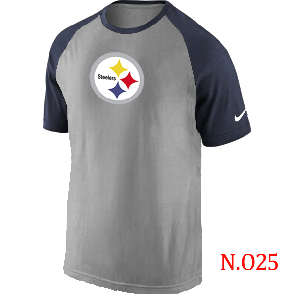 Nike NFL Pittsburgh Steelers Grey D.Blue T-Shirt