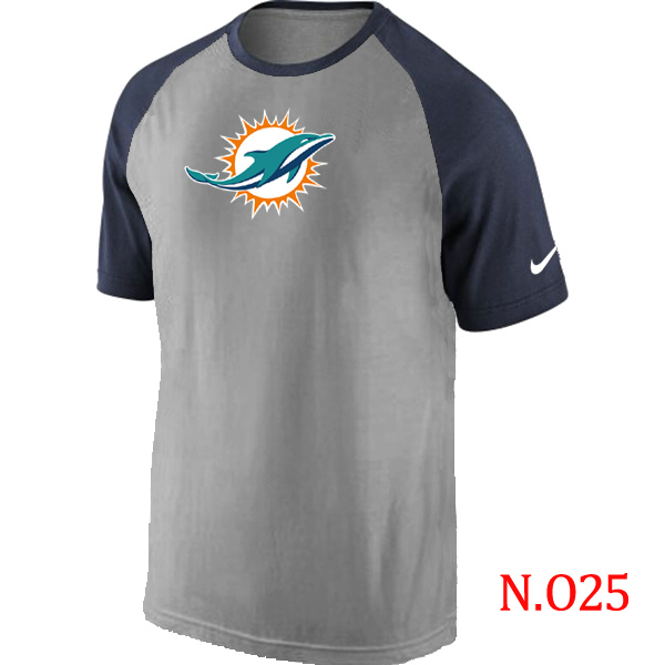 Nike NFL Miami Dolphins Grey D.Blue T-Shirt