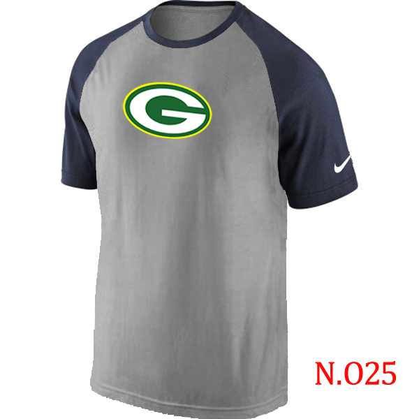 Nike NFL Green Bay Packers Grey D.Blue T-Shirt
