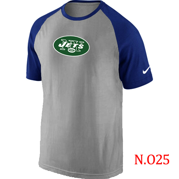 Nike NFL New York Jets Grey Blue T-Shirt