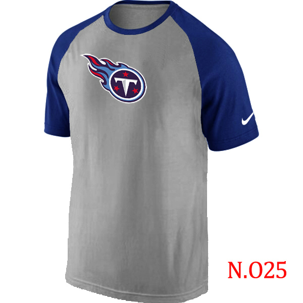 Nike NFL Tennessee Titans Grey Blue T-Shirt