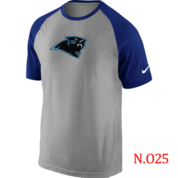 Nike NFL Carolina Panthers Grey Blue T-Shirt