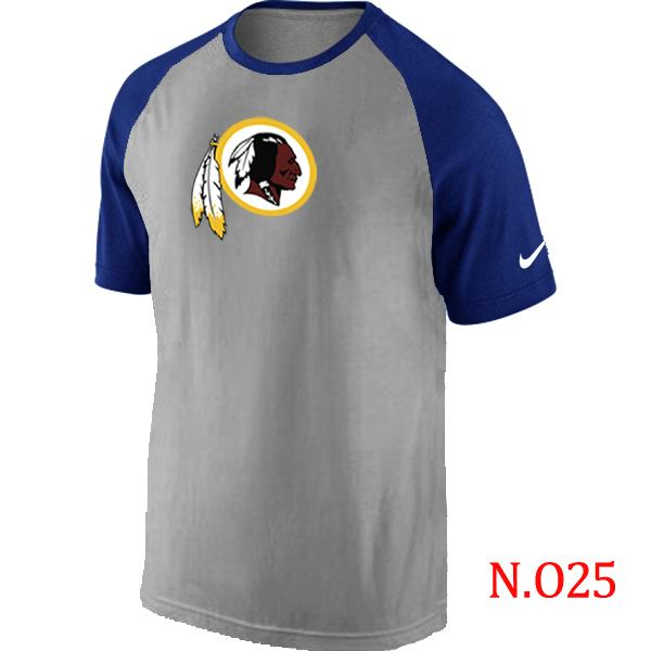 Nike NFL Washington Redskins Grey Blue T-Shirt