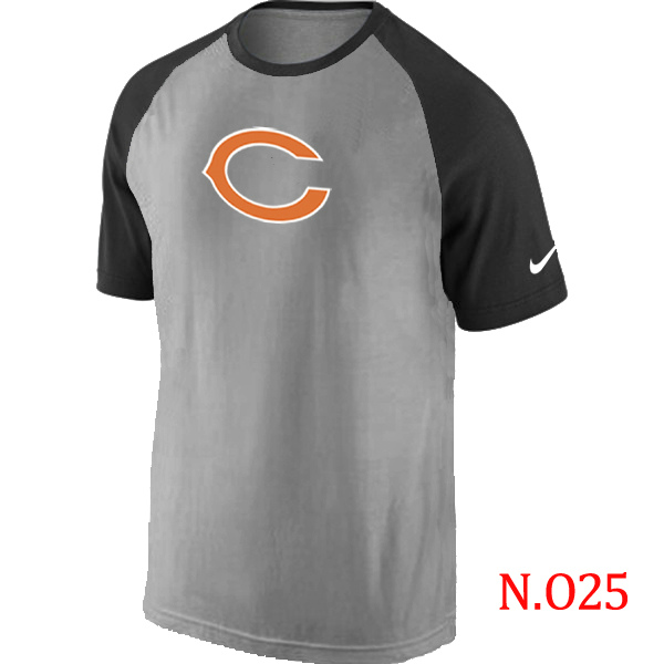 Nike NFL Chicago Bears Grey Black T-Shirt