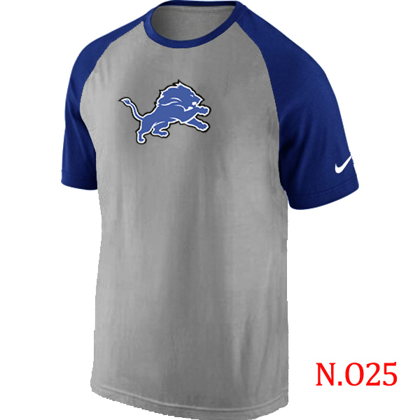 Nike NFL Detroit Lions Grey Blue T-Shirt