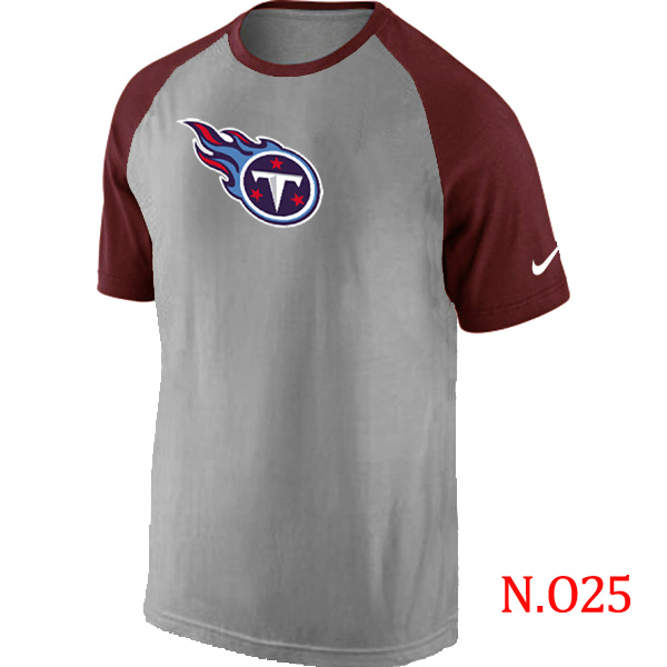 Nike NFL Tennessee Titans Grey Red T-Shirt