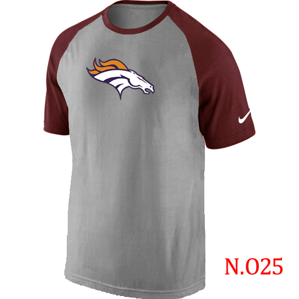 Nike NFL Denver Broncos Grey Red T-Shirt