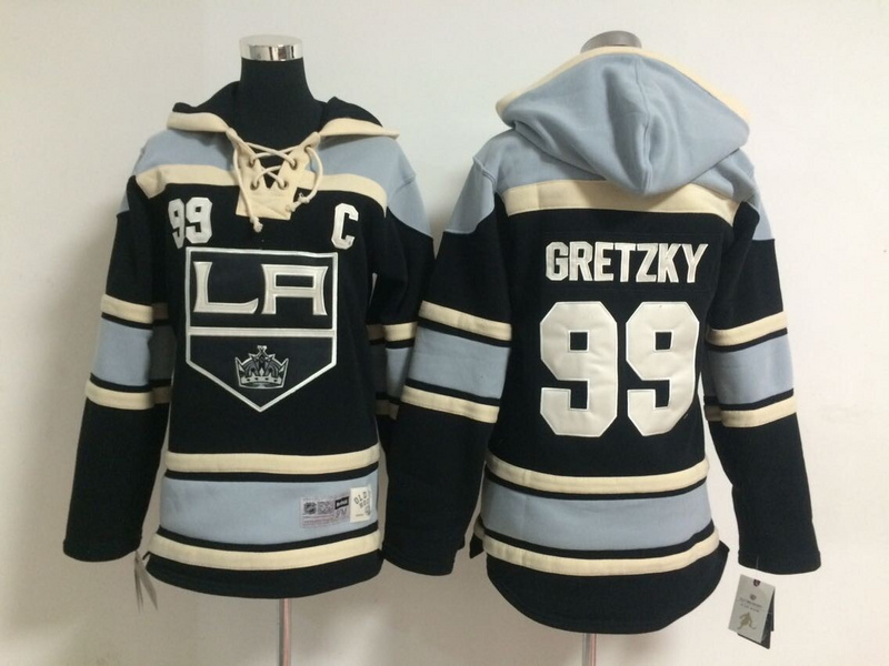 NHL Los Angeles Kings #99 Gretzky Black Youth Hoodie