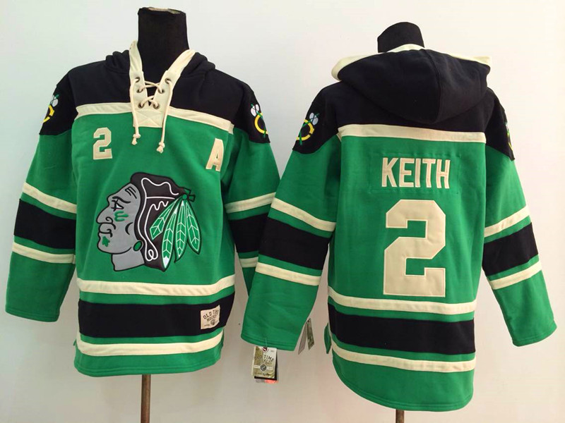 NHL Chicago Blackhawks #2 Keith Green Hoodie