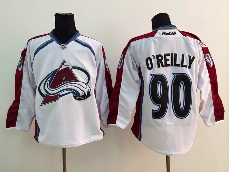 NHL Colorado Avalanche #90 OReilly White Jersey
