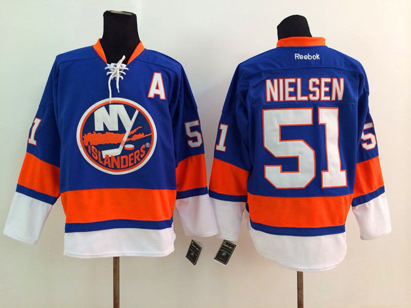 NHL New York Islanders #51 Nielsen Blue Jersey