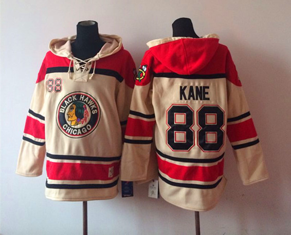 NHL Chicago Blackhawks #88 Kane Cream Hoodie