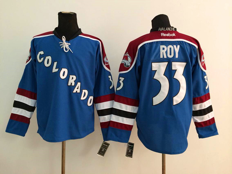 NHL Colorado Avalanche #33 Roy Blue Jersey