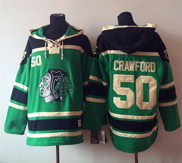 NHL Chicago Blackhawks #50 Crawford Green Hoodie